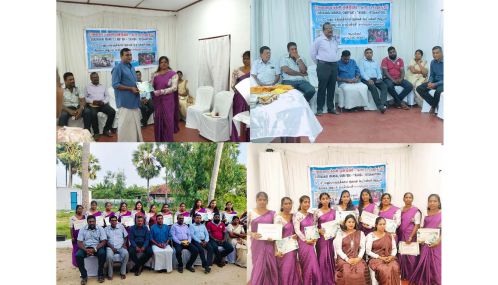 கனடாவில் - சரவணை மக்கள் ஒன்றியத்தின் உதவியுடன் சரவணையில் இயங்கும்  மகளிருக்கான தையல் பயிற்சி நிலையத்தில் பயிற்சியை பூர்த்தி செய்தோருக்கான சான்றிதழ் வழங்கும் நிகழ்வு