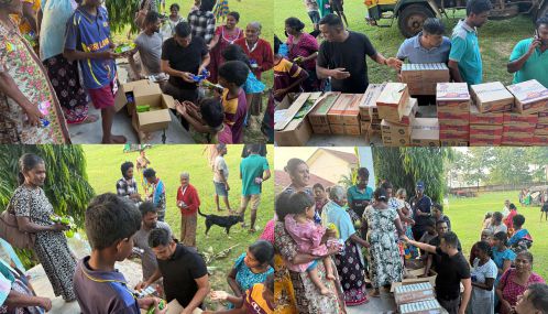 மன்னாரில் பாதிக்கப்பட்ட மக்களுக்கு முதல் கட்டமாக றிசாட் பதியுதீனின் ஏற்பாட்டில் ஒரு தொகுதி நிவாரண பொருட்கள் கையளிப்பு.