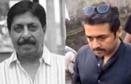 நடிகர் சீனிவாசன் மறைவு -  நடிகர் சூர்யா நேரில் அஞ்சலி
