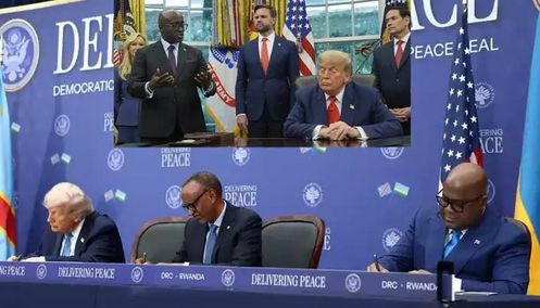 காங்கோ, ருவாண்டா இடையே அமைதி ஒப்பந்தம் - டிரம்ப் முன்னிலையில் கையெழுத்து