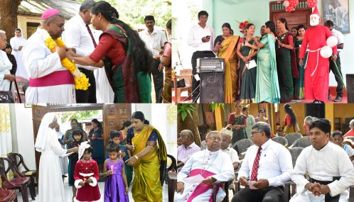 மன்னாரில் பல்வேறு சுமைகளையும் துன்பங்களையும் மனதில் சுமந்து வாழும் வயோதிபர்களை மகிழ்விக்க முன்னெடுக்கப்பட்ட 'ஒளி விழா'!