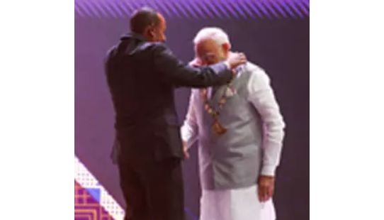 எத்தியோப்பியாவின் கவுரவ விருதை 140 கோடி இந்தியர்களுக்கும் அர்ப்பணிக்கிறேன் - பிரதமர் மோடி