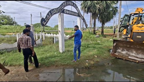 யாழ்ப்பாணம். கோட்டையை சுற்றி எல்லைக்கல் நாட்டுப் பணியில் தொல்லியல் திணைக்களம்!