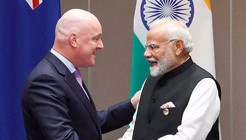 இந்தியா - நியூசிலாந்து இடையே சுதந்திர வர்த்தக ஒப்பந்தம்