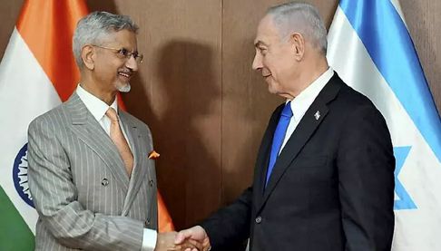 வெளியுறவுத்துறை அமைச்சர் ஜெய்சங்கர் இஸ்ரேல் பிரதமர் நெதன்யாகுவுடன் சந்திப்பு