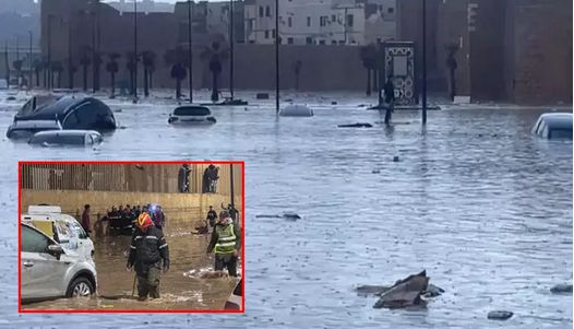 மொராக்கோ: திடீரென ஏற்பட்ட வெள்ளத்தில் சிக்கி 37 பேர் பலி