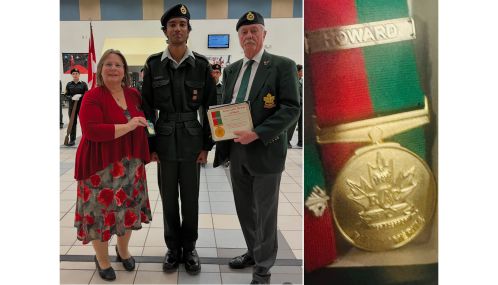 ஒன்ராறியோவில் 17 வயதான தமிழ் இளைஞன் ருகேஷ் வாகீசுனுக்கு கனடாவின் உயரிய ‘Howard Bar’ தலைமைத்துவ விருது!