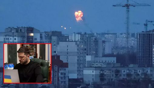 உக்ரைன் மீது டிரோன் தாக்குதல்களை நடத்திய ரஷியா - ஜெலன்ஸ்கி குற்றச்சாட்டு