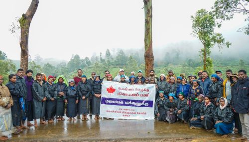 இலங்கை மலையகத்தில் இயற்கை அனர்த்தங்களினால் பாதிக்கப்பட்ட மக்களுக்கு மொன்றியால்  திருமுருகன் ஆலய நிர்வாக சபையினர் வழங்கிய 20 லட்சம் ரூபாய் பெறுமதியான உணவுப் பொருட்கள்