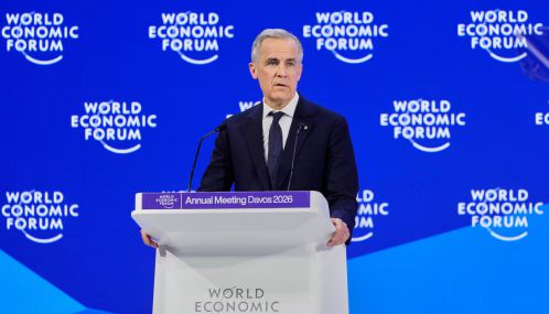 சுவிற்சலாந்தின் டாவோஸ் நகரில் உலகப் பொருளாதார கருத்தரங்கில் உலகத தலைவர்கள் மத்தியில் ஆணித்தரமான உரையாற்றிய கனடியப் பிரதமர் மார்க் கார்னி