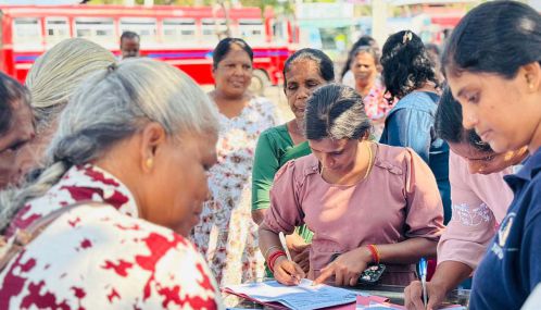 மன்னாரில் முன்னெடுக்கப்பெற்ற பயங்கரவாத எதிர்ப்புச் சட்டத்திற்கு எதிரான கையெழுத்து போராட்டம்!
