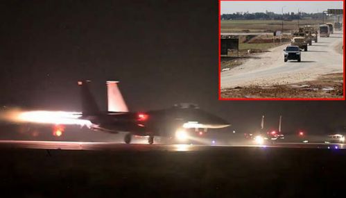 ஈராக், சிரியாவில் ஐ.எஸ். நிலைகள் மீது அமெரிக்கா வான்வழி தாக்குதல்