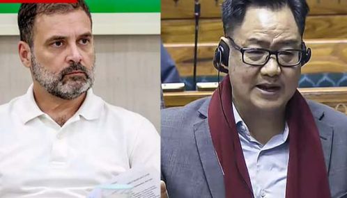 நாடாளுமன்றம் சுமூகமாக நடைபெற ராகுல் காந்திக்கு ஆர்வம் இல்லை - கிரண் ரிஜிஜூ