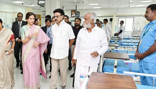 கொளத்தூரில் ரூ.11.74 கோடி செலவில் ரத்த சுத்திகரிப்பு நிலையம், மறுவாழ்வு மையம் - மு.க.ஸ்டாலின் திறந்து வைத்தார்