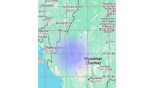 மியான்மரில் மீண்டும் நிலநடுக்கம்: ரிக்டர் அளவில் 4.1 ஆக பதிவு