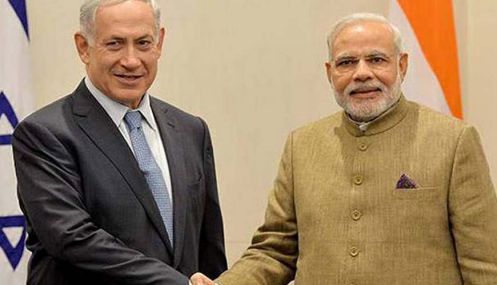 பிரான்ஸ் அதிபர் மேக்ரானை வரவேற்ற பிரதமர் மோடி