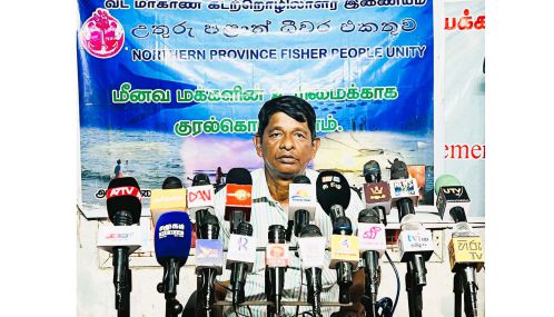 இலங்கை கடல் எல்லையில் வந்து  குற்றச் செயலை தொடர்ந்து செய்து வருகின்ற தமிழக மீனவர்கள் நியாயம் கிடைக்க வேண்டும் என்று போராடுவது எந்த விதத்திலும் நியாயமற்றது-