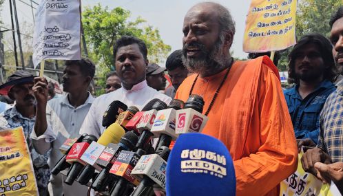 காலம் காலமாக எங்களை அடக்கி ஆளும் சட்டம் நீக்கப்பட வேண்டும் என வேலன் சுவாமிகள் தெரிவிப்பு!