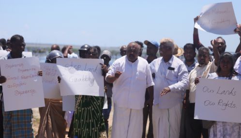 மகாவலித் திட்டத்தின் கீழ் வழங்கப்பெற்ற தமிழர்களின் காணியை தனியாருக்கு வழங்கியமையால் வன்னியில் போராட்ட உணர்வோடு அமைதியின்மை!