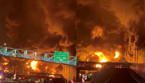 ஈரான் எண்ணெய் கிடங்குகள் மீது அமெரிக்கா, இஸ்ரேல் தாக்குதல்