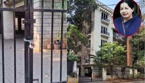 சொத்து வரி பாக்கி - ஜெயலலிதா வீட்டுக்கு முத்திரை வைப்பு