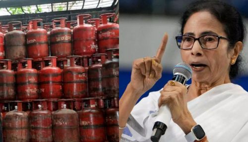 விலை உயர்வுடன் எரிவாயு தோம்பு முன்பதிவுக்கு கட்டுப்பாடு: - மம்தா பானர்ஜி கடும் கண்டனம்