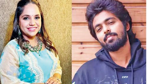 ஜி.வி.பிரகாஷ், சைந்தவி இணைந்து பாடிய காதல் பாடல்
