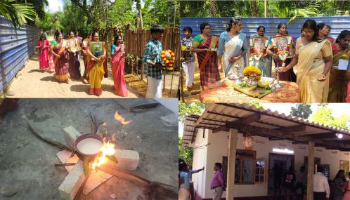 யாழ்ப்பாணத்தில் ஜனாதிபதி அநுரகுமார அவர்களால் அடிக்கல் நாட்டப்பெற்ற வீடு  பயனாளியிடம் கையளிப்பு!