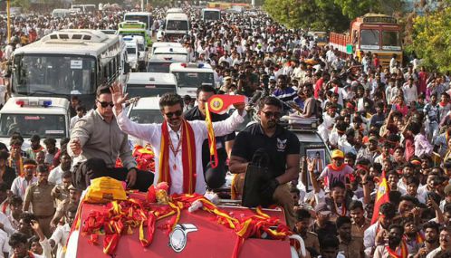பெரம்பூர் தொகுதியில் மீண்டும் பிரசாரம் செய்ய விஜய் திட்டம்