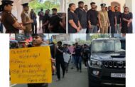 மட்டக்களப்பில் நீதிகோரி போராட்டத்தில் குற்றவாளிகளைக் கைது செய்த பொலிஸாரைப்  பாராட்டி மாலை அணிவித்து கௌரவித்த மக்கள்!
