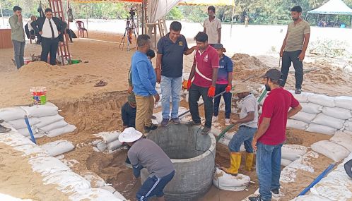 நீதிமன்ற உத்தரவின் பேரில் அகழ்வு இடம்பெற்ற கிழக்கு மாகாணத்தின்  குருக்கள்மட  காணியொன்றில்  மனித எச்சங்கள் காணப்படாததால் மூடப்பட்டது