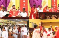 மன்னார் தூய செபஸ்தியார் பேராலயத்தில் நடைபெற்ற  புனித வெள்ளி திருச்சடங்கு ஆராதனை.