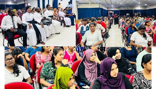 மன்னாரில் தொழில் தேடும் இளையவர்களின் நலனுக்காக மன்னார் பிரதேச செயலகத்தில் இடம்பெற்ற  வேலைவாய்ப்பு- தொழிற்பயிற்சி கண்காட்சியில்  நூற்றுக்கணக்கான இளையவர்கள் பங்கேற்றனர்!