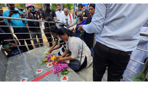 மட்டக்களப்பில் உயிர்த்த ஞாயிறு தாக்குதலின்  7 வது ஆண்டு நினைவேந்தல்  அனுஸ்டிக்கப்பெற்றது.!
