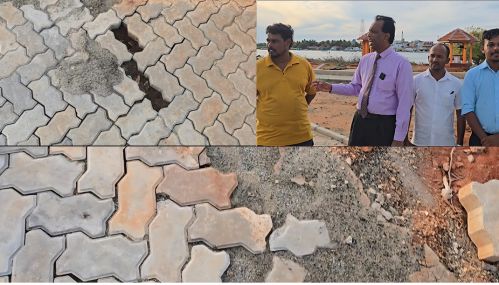 மன்னார் நகரசபை கடலோரப் பூங்கா நிர்மாணப் பணிகள் தொடர்பாநன குறைபாடுகளைச் சுட்டிக்காட்டிய வடமாகாண சுற்றுலாப் அதிகார சபை தலைவர்