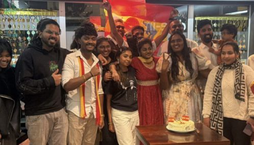 முதல்-அமைச்சராக விஜய் பதவியேற்றதை கொண்டாடிய நியூசிலாந்து வாழ் தமிழர்கள்
