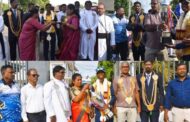 இலங்கை மகளிர் கிரிக்கெட் அணியின் இடம் பிடித்துள்ள மன்னார் பேசாலை வீராங்கனை சதீஸ்குமார் சஜிந்தினிக்கு மன்னாரில் அமோக வரவேற்பு
