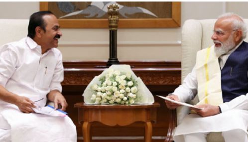 டில்லியில் பிரதமர் மோடியை கேரள முதல் - அமைச்சர் சதீசன் சந்தித்தார்