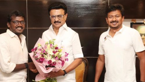 திமுக தலைவர் மு.க.ஸ்டாலினுடன் இயக்குனர் மாரி செல்வராஜ் சந்திப்பு