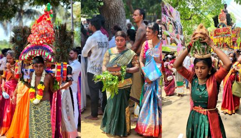 சண்டிலிப்பாய் சீரணி நாகபூசணி அம்பாள் ஆலயத்தில் நடைபெற்ற முத்தேர் இரதோற்சவம்!