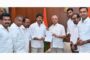 எடப்பாடி பழனிசாமியுடன் எஸ்.பி வேலுமணி, சிவி சண்முகம் சந்திப்பு