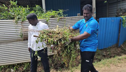 மானிப்பாய் பிரதேச சபையினால் இரண்டாம் கட்ட பாதீனிய ஒழிப்பு வேலைத்திட்டம்!