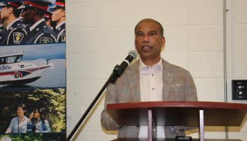 Being a Police Officer is not just a job, it involves many social responsibilities. - MPP Logan Kanapathi