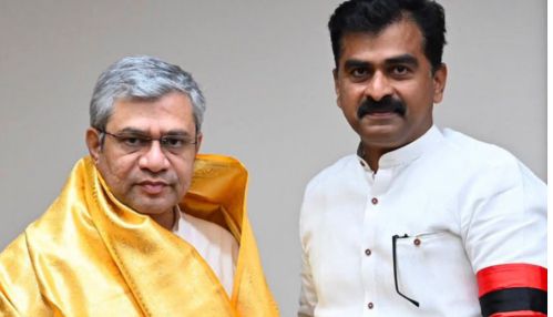 புதிய ரெயில் சேவைகள் வேண்டி கோரிக்கை விடுத்த ரெயில்வே அமைச்சரை சந்தித்து துரை வைகோ எம்.பி. நன்றி தெரிவித்தார்