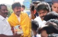 தமிழக காங்கிரஸ் அலுவலகம் சென்ற முதல் - அமைச்சர் விஜய்