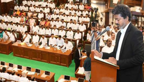 சட்டசபையில் தவெக அரசு பெரும்பான்மையை நிரூபிக்க நாளை வாக்கெடுப்பு