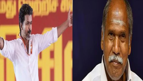 விஜய் சீக்கிரமே முதல்-அமைச்சராக பதவியேற்பார் - ரங்கசாமி வாழ்த்து