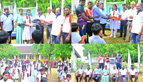 வட மாகாண பெண் கிரிக்கெட் அணிக்கு தெரிவாகிய மன்/வட்டக்கண்டல்  அரசினர் தமிழ் கலவன்  பாடசாலை மாணவிகளுக்கு மனோன்மணி அறக்கட்டளையின் விளையாட்டு உபகரணங்கள் கையளிப்பு.