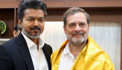 காங்கிரஸ் கட்சிக்கு மாநிலங்களவை சீட்டை ஒதுக்குவதாக முதலமைச்சர் விஜய் அறிவித்துள்ளார்