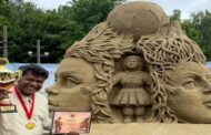ரஷியாவில் சர்வதேச மணல் சிற்ப போட்டியில் இந்தியாவின் சுதர்சன் பட்நாயக் வெற்றிபெற்றுள்ளார்